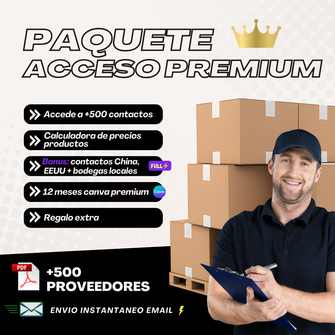 Acceso Premium – Proveedores